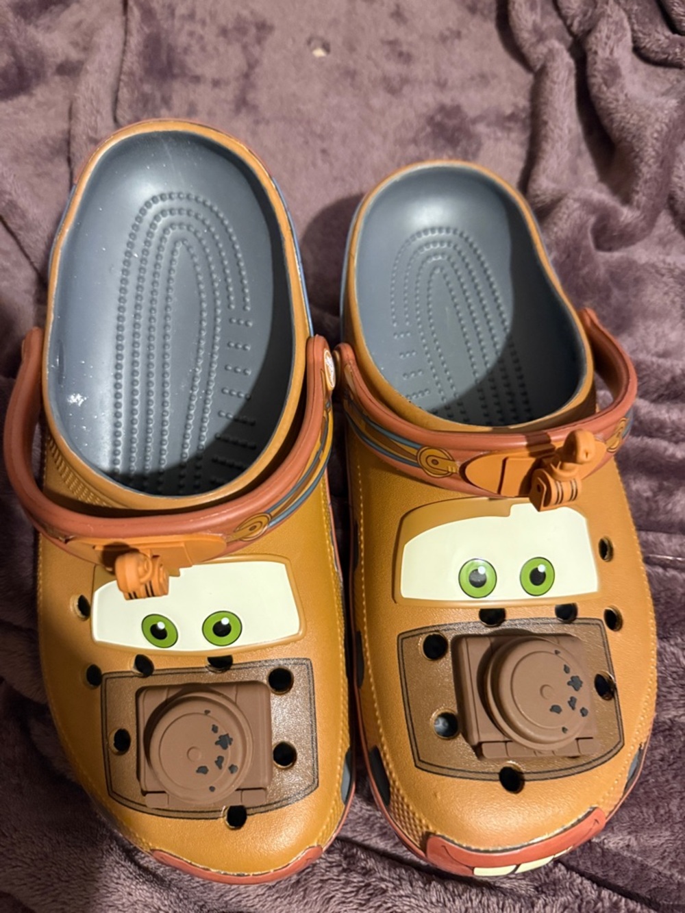 CROCS Adult  Cars Mator Character Clog Slip-Ons
